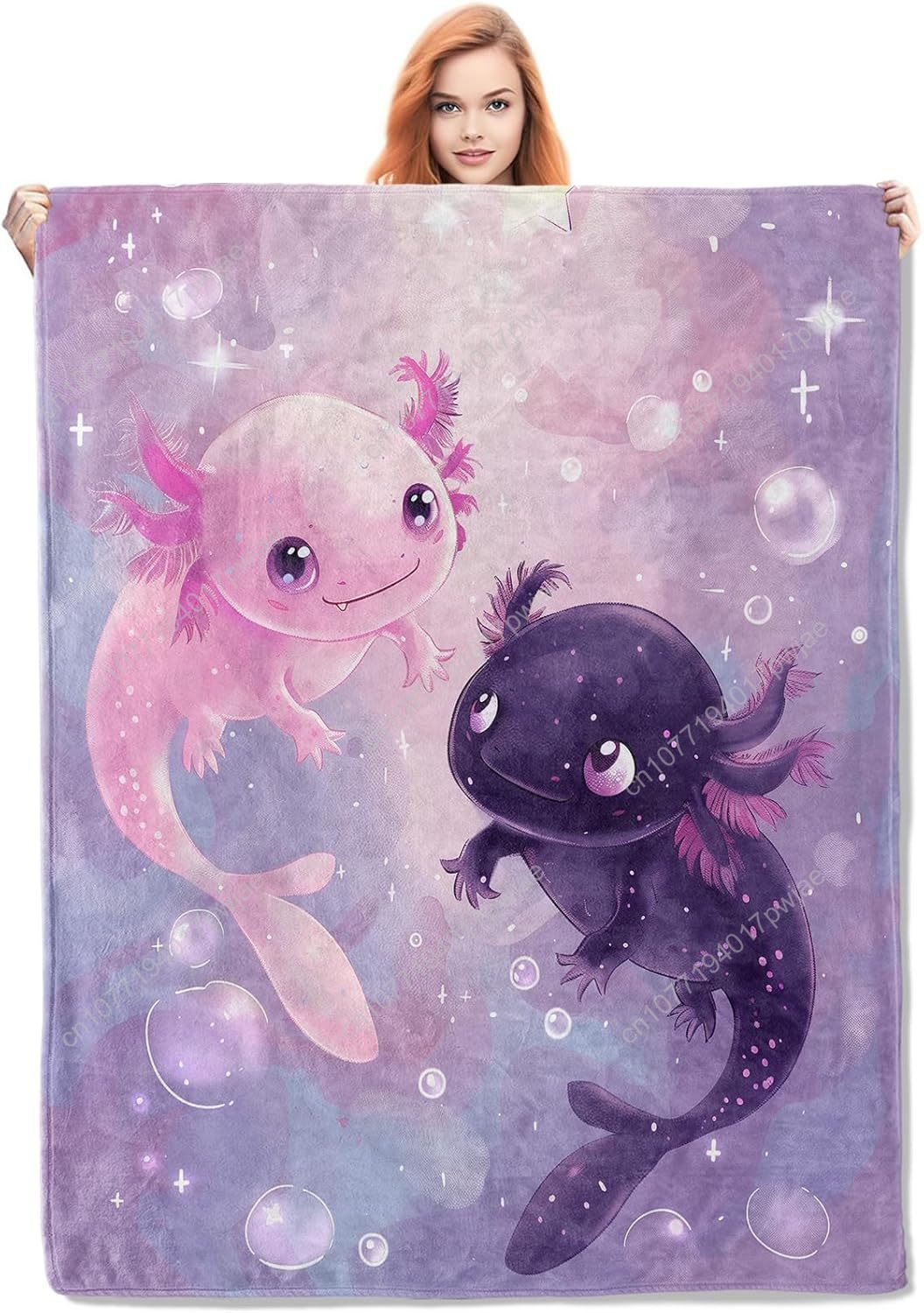 Axolotl Blanket Cute Axolotls  - đánh giá và giá Home Textiles & Decorations